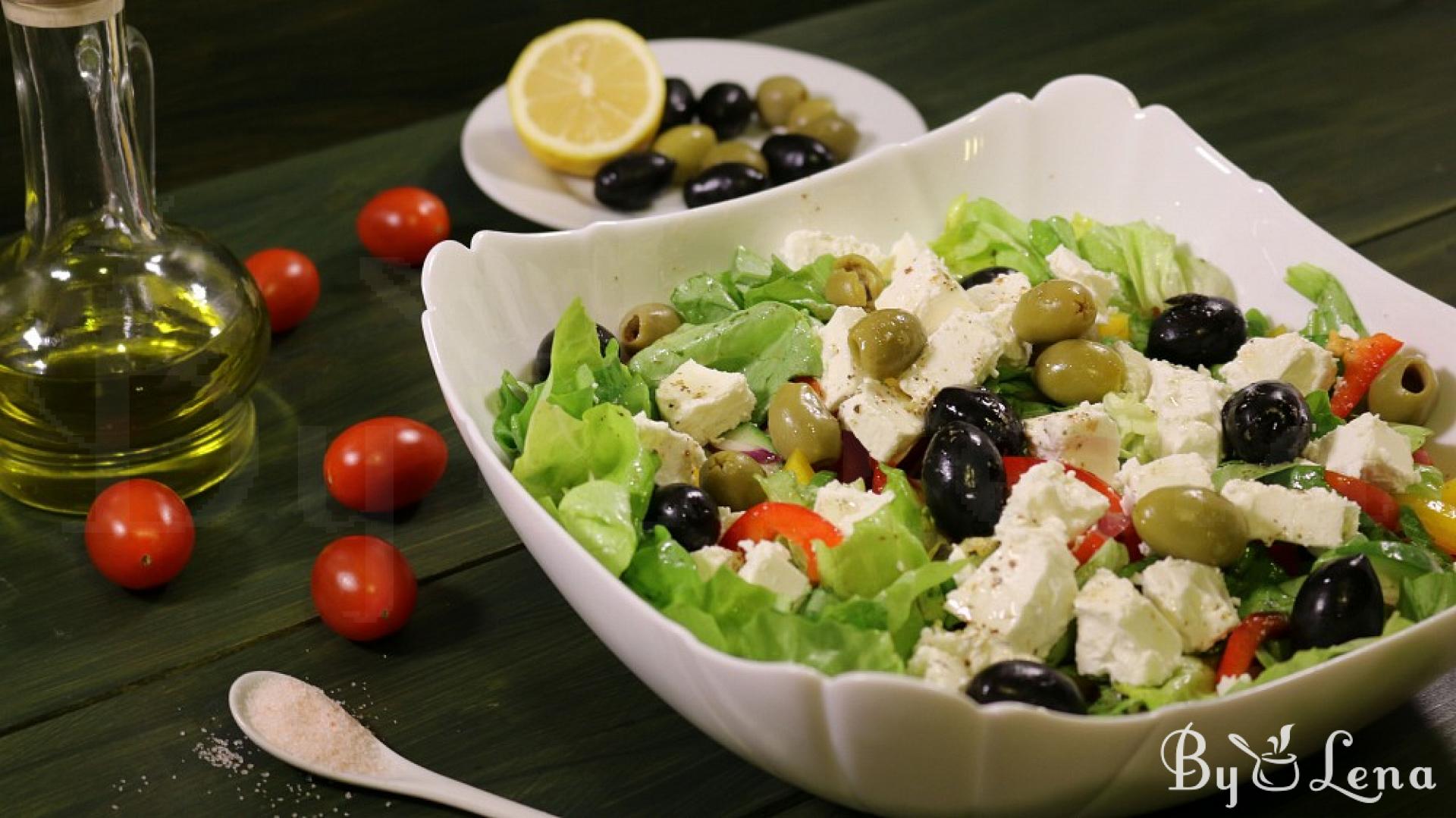 Mixed Green Salad Recipe (Simple & the Best) - Cubes N Juliennes