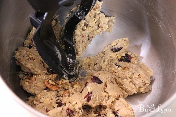 Walnut Whole Wheat & Cranberry Biscotti - Step 3