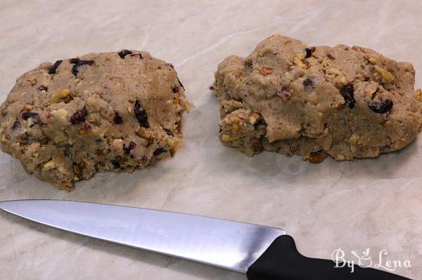 Walnut Whole Wheat & Cranberry Biscotti - Step 4