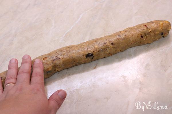 Walnut Whole Wheat & Cranberry Biscotti - Step 5