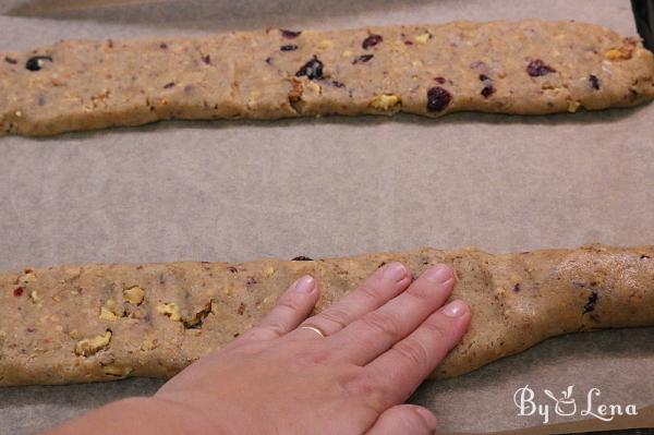 Walnut Whole Wheat & Cranberry Biscotti - Step 6