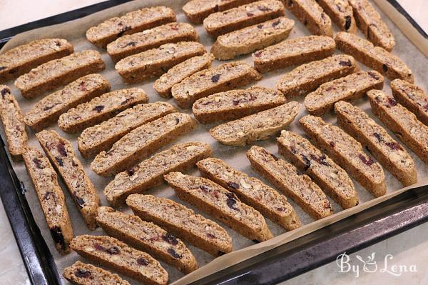 Walnut Whole Wheat & Cranberry Biscotti - Step 9