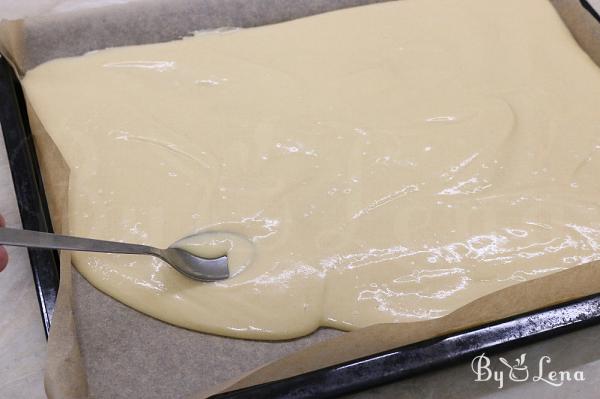 Easy Cherry and Cottage Cheese Sponge Cake - Step 5